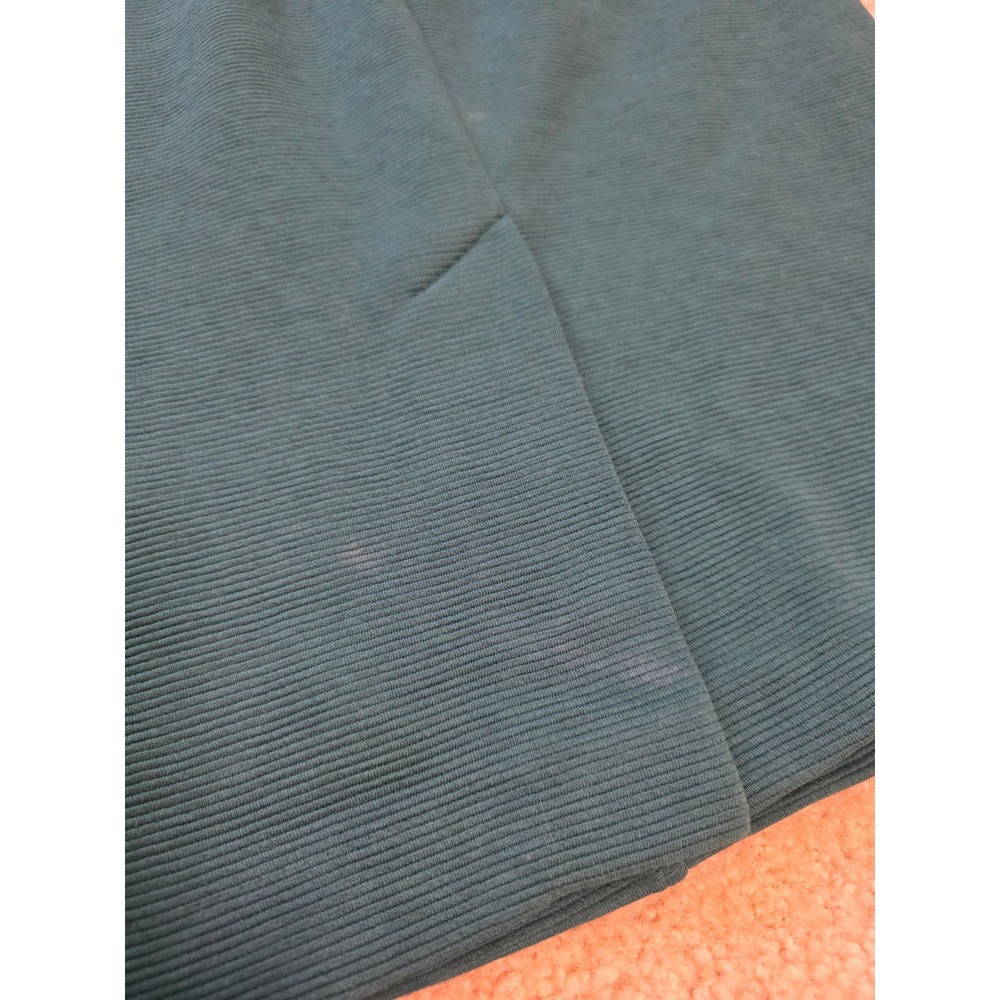 Boden Textured Teal Green Portrait Collar Midi Sheath Dress Gold Back Zip 3/4 6 - Picture 10 of 13